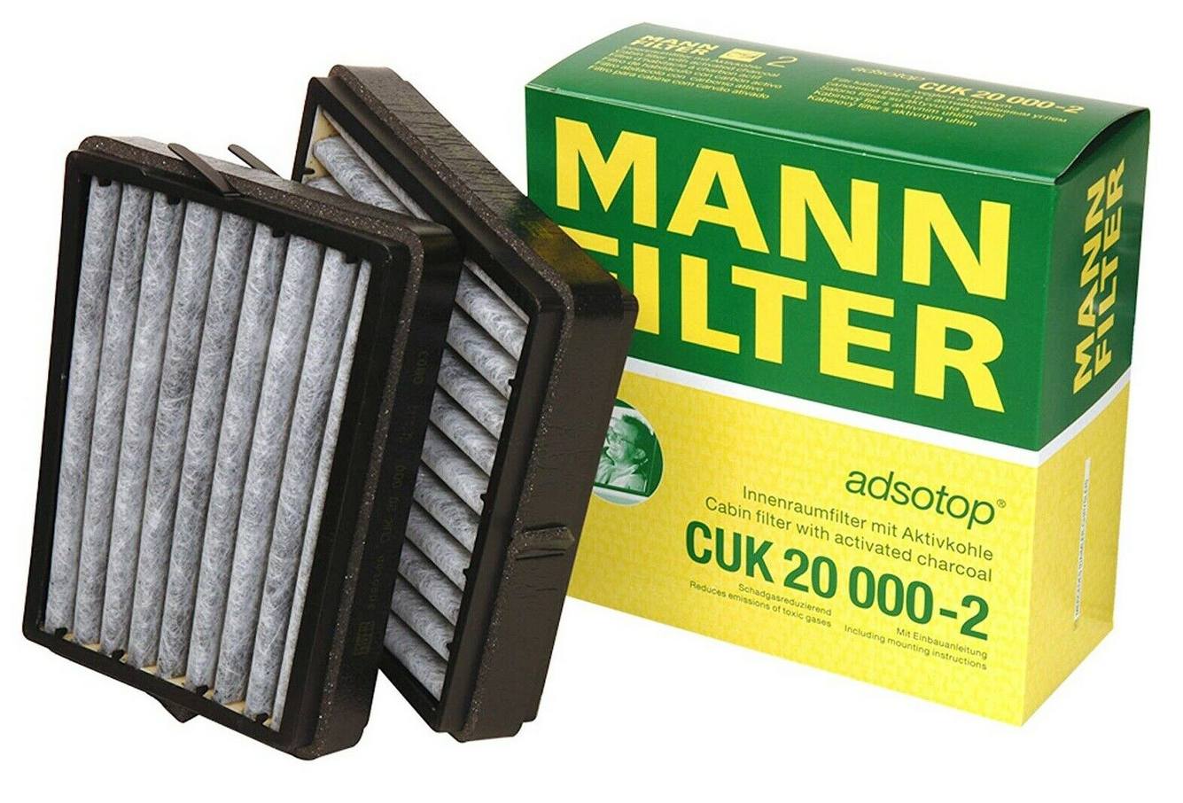 Mercedes Cabin Air Filter (Activated Charcoal) 2038301200 - MANN-FILTER CUK200002